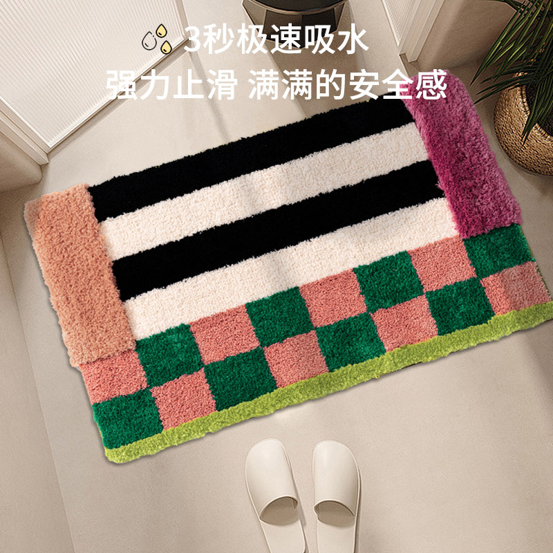 浴室可机洗防滑吸水地垫抗菌耐脏图片