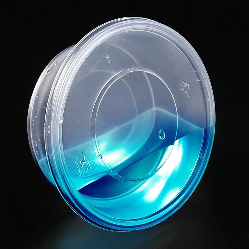 洋瑞一次性打包汤碗 日式水果捞打包盒圆形塑料沙拉碗防漏,餐饮具,可降解餐具/环保餐具,淘宝优惠券,粉丝福利购,淘宝优惠卷