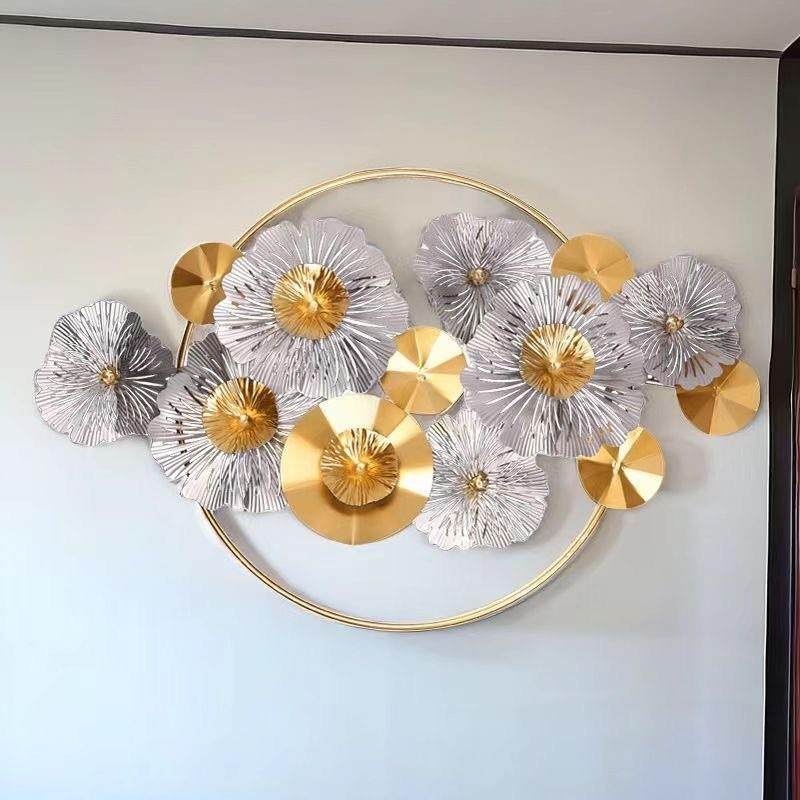 轻奢客厅沙发背景墙铁艺墙壁挂件餐厅金属立体壁饰创益居家装饰品,家居饰品,壁饰,淘宝优惠券,粉丝福利购,淘宝优惠卷