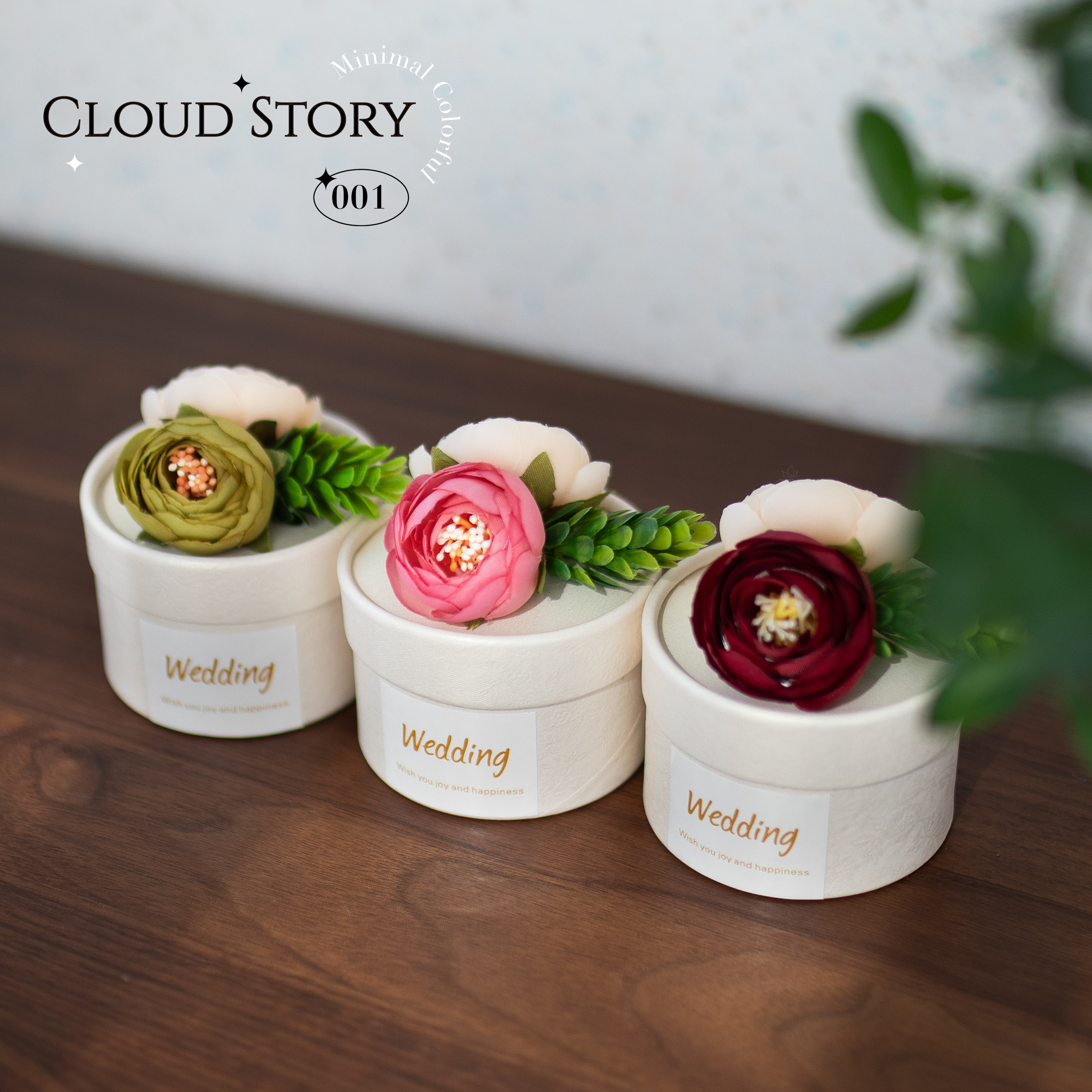 结婚喜糖盒成品含糖森系伴手礼圆筒纸盒欧式喜糖盒子创意婚礼订婚