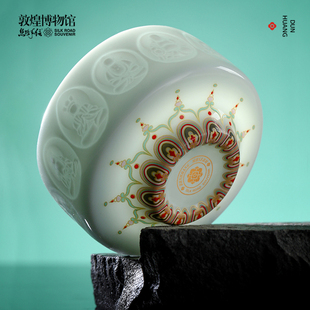 敦煌博物馆文创影绿杯大师杯约130ml馈赠长者教师节全国潮流洋人