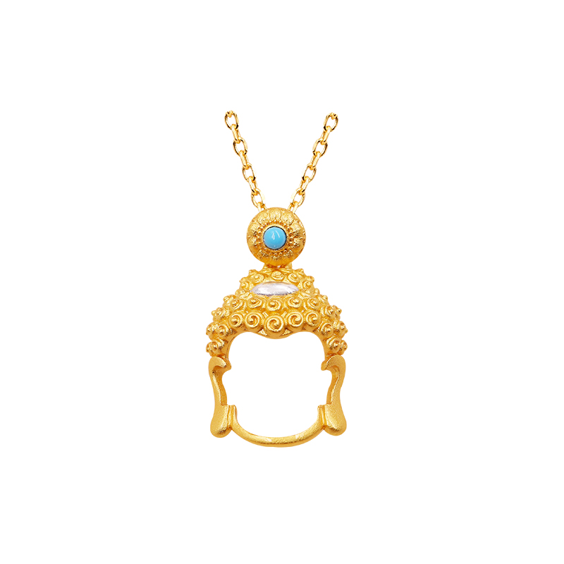 敦煌博物馆院项链挂坠配饰玉见系列送妈妈女朋友生日母亲礼物