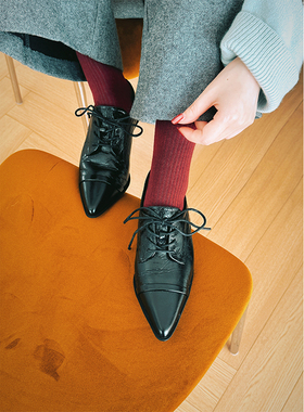 SD241219XZ8SS 尖头细带平底鞋