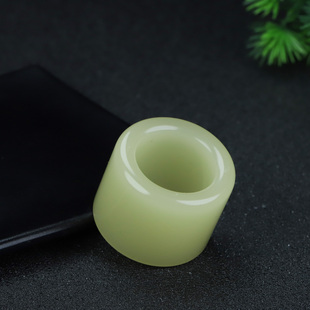 天然新疆和田玉扳指男款文玩复古宫廷大拇指环玉石戒指玉石扳指