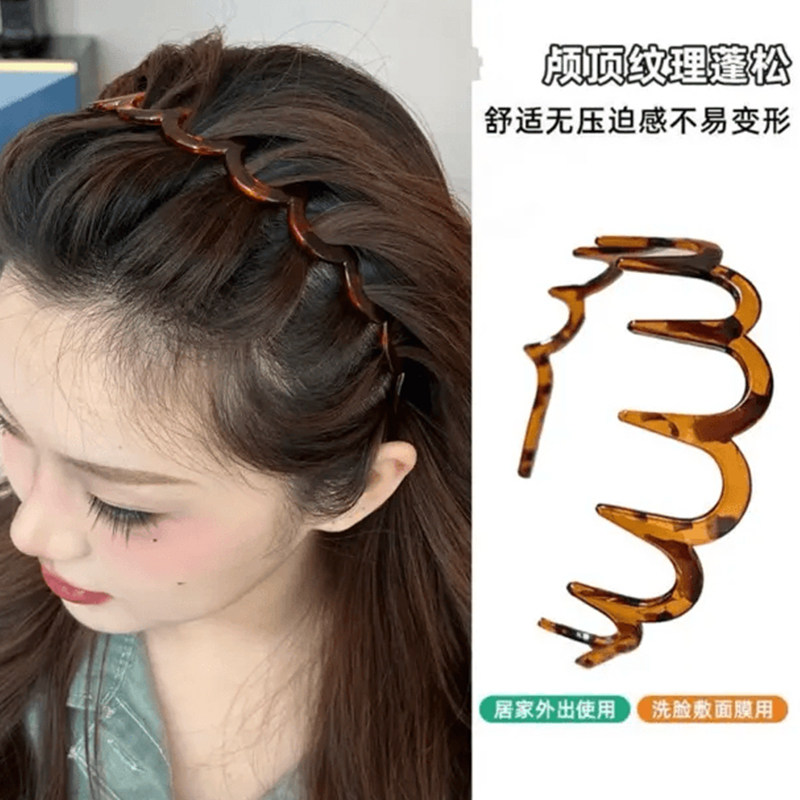 两用碎发整理神器发箍高颅顶发饰图片