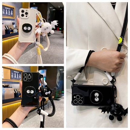 黑煤球适用红米note13Pro手机壳小米14/13/12红米note12/10/11Pro全包K60防摔K50个性civi3/2女K70软硅胶壳套