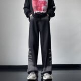 美式高街渐变水洗做旧牛仔裤男宽松直筒情侣长裤潮牌裤子N4006，男装牛仔裤，星座603-2