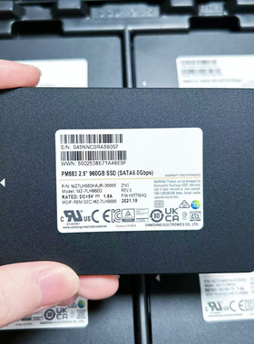 三星PM883 960GB固态硬盘SATA 960G 拆新现货 MZ7LH960HAJR-00005