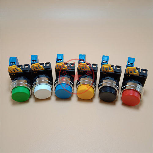 原装IDEC和泉凸头自锁位按钮开关YW4B-A2E10G A2E01G/R/Y/S/B/W