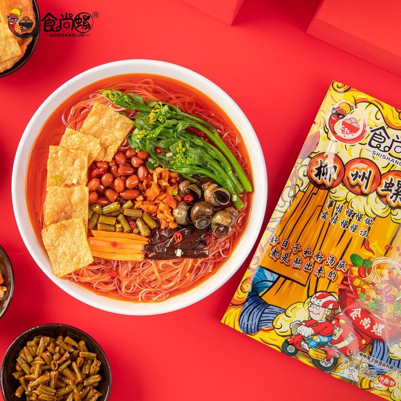 食尚螺广西正宗柳州袋装螺蛳粉水煮原味320g/袋冲泡速食265g/袋