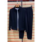 春秋季男士套装外套休闲韩版运动服百搭短款立领中青年夹克两件套