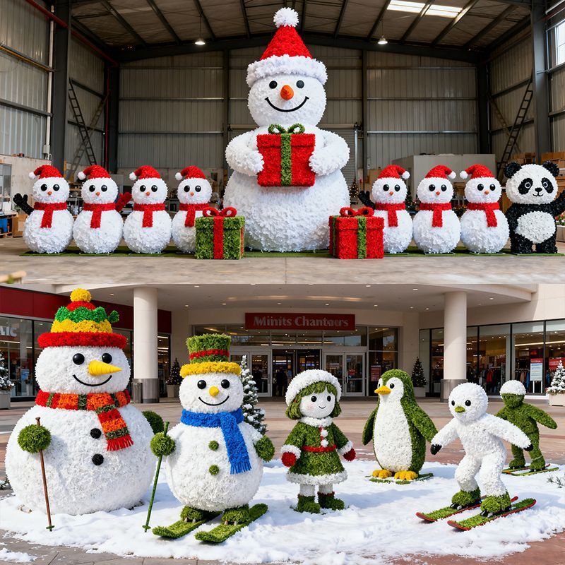 冬季主题打卡装饰摆件道具