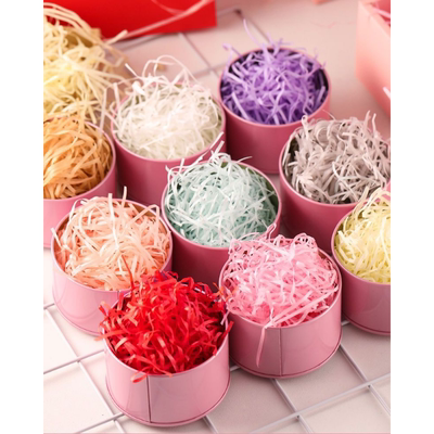 礼品拉菲草礼盒包装礼盒填充喜糖盒碎纸生日结婚礼物妇女节装饰草