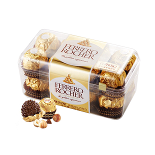 费列罗巧克力T16粒金莎生日送女友费雷罗零食批发结婚喜糖礼盒装