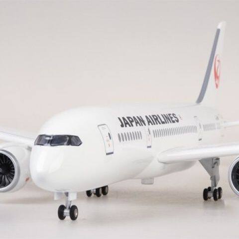 日本航空飞机模型波音787民航客机仿真B787日航藏品摆件礼品拼装