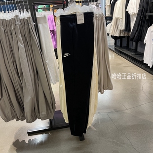 NIKE耐克女子秋冬新款显瘦束脚收口加绒保暖跑步运动长裤BV4096
