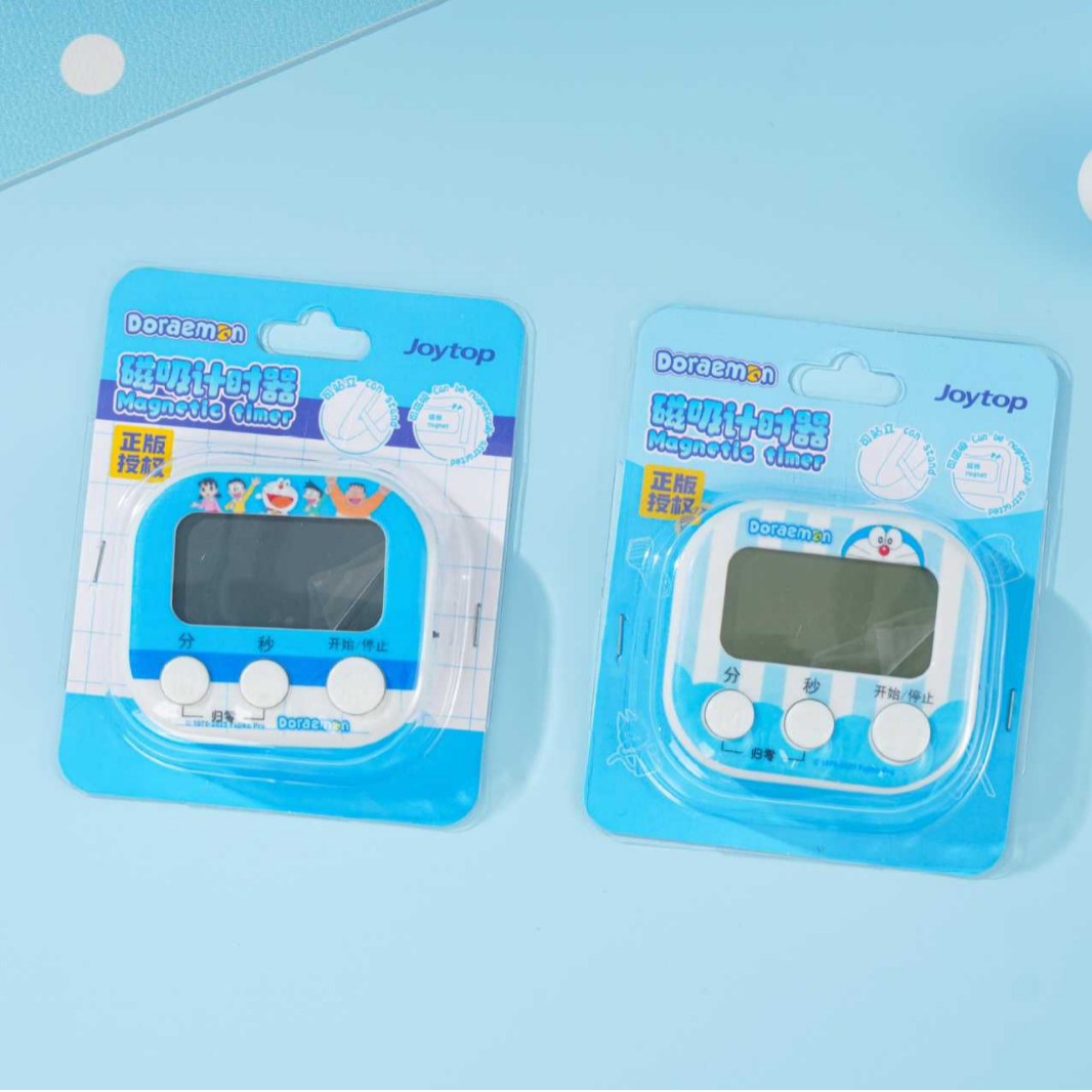 悦木哆啦A梦磁吸计时器可站立多用途大屏幕多功能厨房电子计时器
