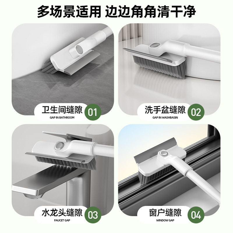 新款多功能硅胶塑料马桶刷无死角洗厕所刷子壁挂墙家用卫生间