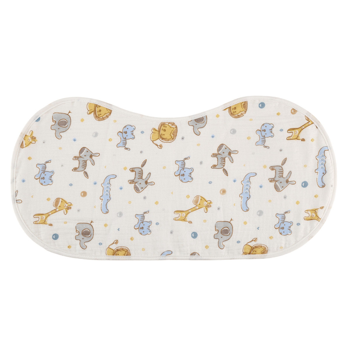 六层纱布拍嗝巾宝宝枕巾婴儿口水围兜抱睡手臂垫巾吐奶垫肩防溢奶