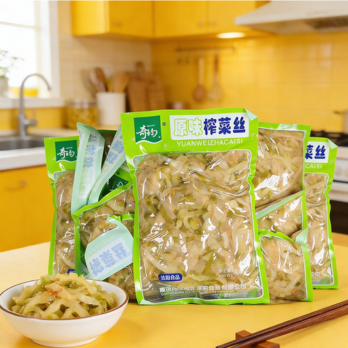 涪陵特产原味榨菜丝500g袋装