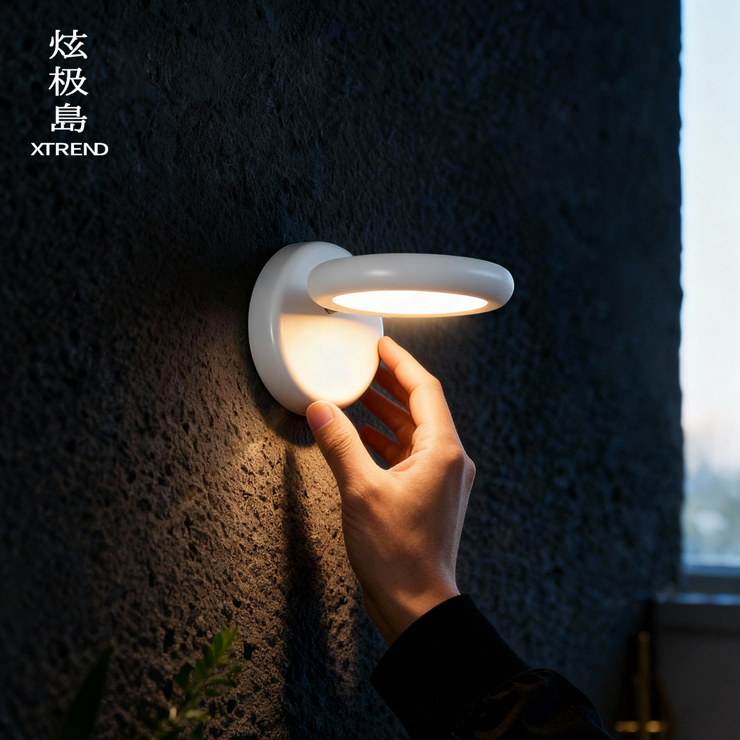床头壁灯漫反射卧室护眼阅读壁灯玄关背景墙可旋转创意书房壁灯