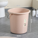 手提塑料水桶大号储水桶圆桶学生宿舍桶水盆套装 洗澡桶洗衣桶家用