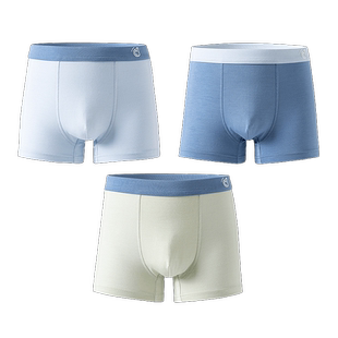 顶呱呱男童内裤平角夏季小男孩薄款莫代尔四角短裤中大童弹力短裤