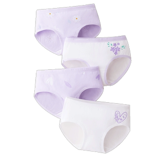 女童内裤三角裤儿童女宝宝平角纯棉裤抗菌女孩大童全棉短裤不夹pp