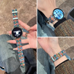 Gazk适用华为GT6手表表带GT5秋冬新款羊毛编织GT4智能表带腕带watchgt6pro手表带watch5高级感GT3女士GT2女款