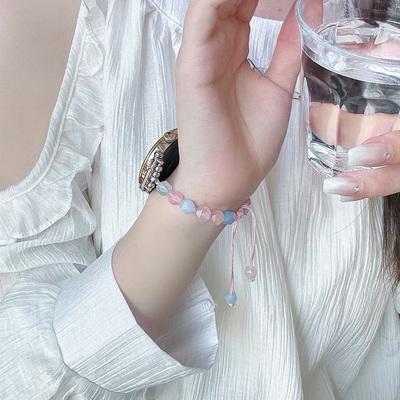 夏日彩色水晶GT4表带GT5智能表带