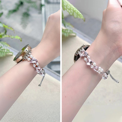 2024新款爱心水晶华为GT4表带GT5