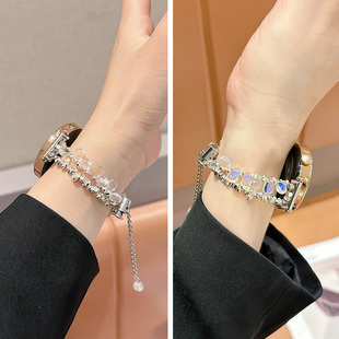 gspro女表带20专用22 GT2手链18mm夏季 适用华为GT5表带watchgt4智能GT4手表带GT3手链式 watch4pro金属41mm女款