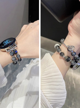 适用华为GT6/GT5表带GT4智能Watch5手表GT3祈福猫黑曜石GT2手链式watch4pro女款女士18夏季watchgt女表带2E22