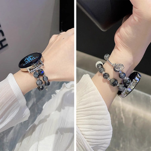 适用华为GT6/GT5表带GT4智能Watch5手表GT3祈福猫黑曜石GT2手链式watch4pro女款女士18夏季watchgt女表带2E22