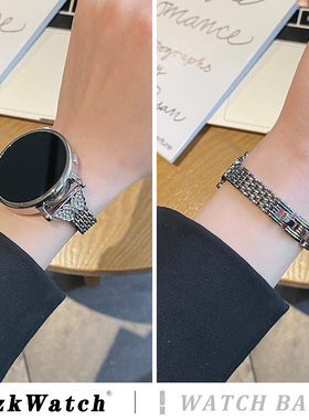 〔蝴蝶钻〕2025款适用华为GT6/GT5表带GT4金属手表带watchgt5pro夏季小蛮腰GT3女款watch4荣耀magic2高级时尚