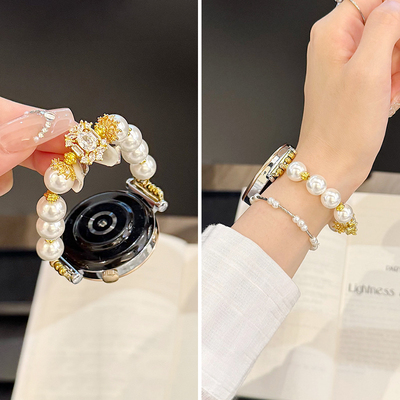 水晶珍珠雪花GT6/GT5表带GT4表带