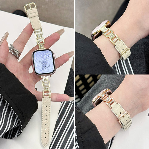 AppleWatch10表带iwatch真皮秋冬