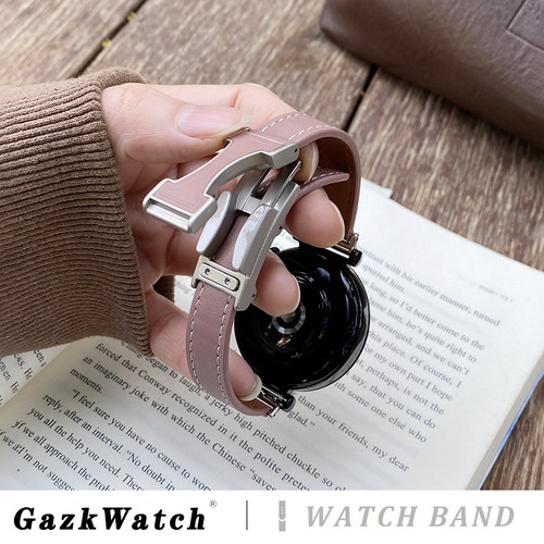 新款双C磁吸扣GT6/GT5真皮4表带3