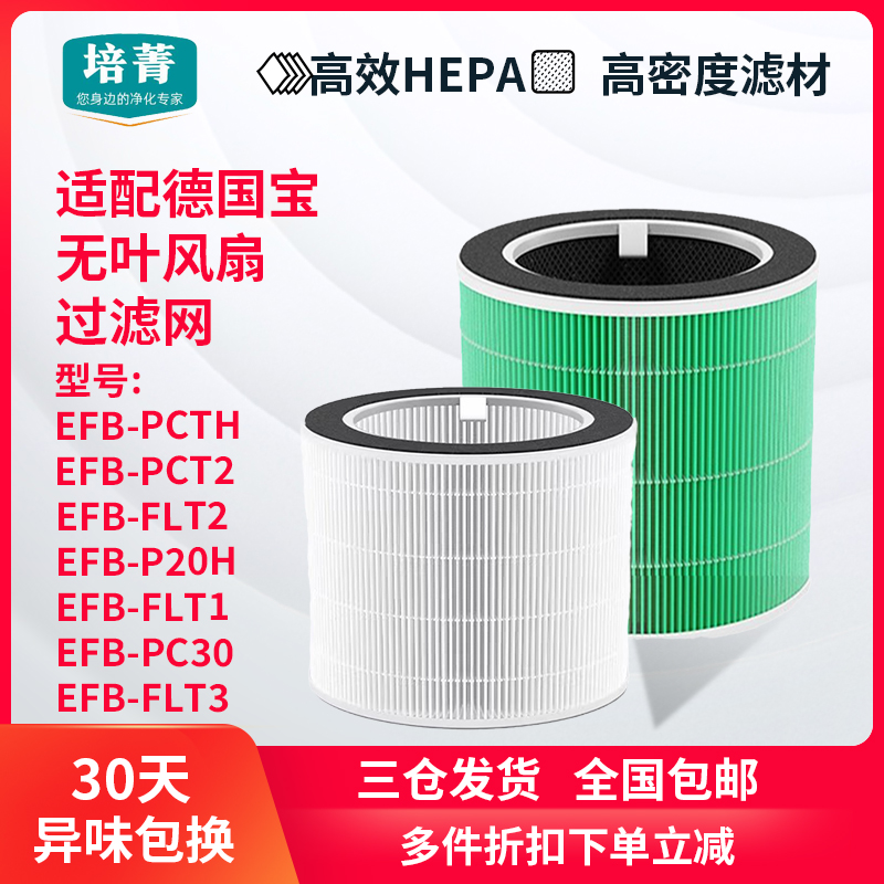 适配德国宝空气净化风扇暖风机EFB-PCTH清新机过滤网PC30滤芯FLT2