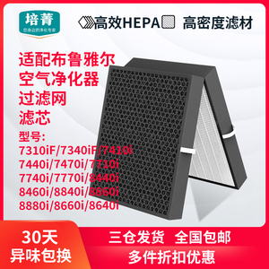 培菁适配blueair布鲁雅尔空气净化器滤网7410i/7440/8840滤芯7310