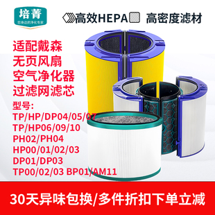 适配Dyson戴森空气净化器滤网TP DP04 09风扇PH02滤芯07