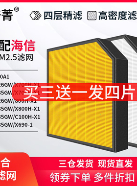 适配海信科龙新风空调DHA50A1滤网KFR-26/35GW/X700H/C100-X1滤芯