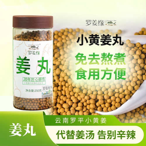 小黄姜丸温养不辣口浓缩生姜精华便携装随身护健康 - 封面