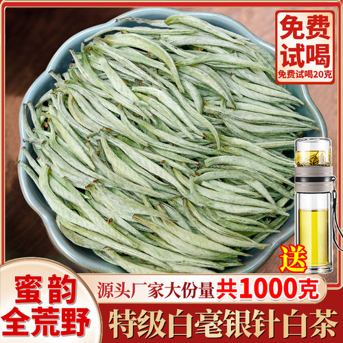 2025白茶福建茶叶明前白毫银针