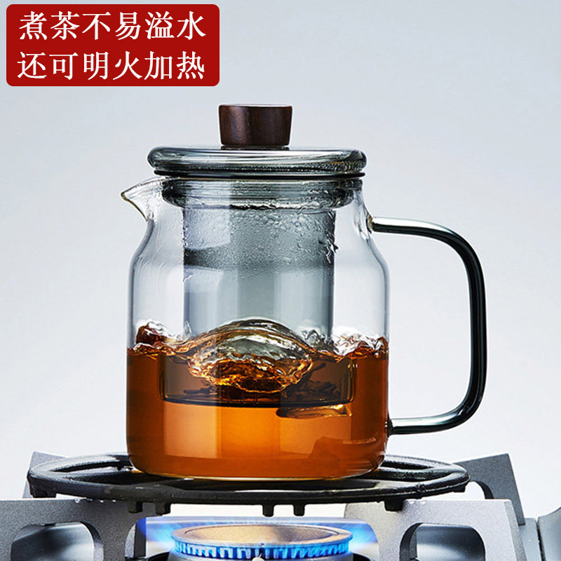 加热不易溢水可明火煮茶壶