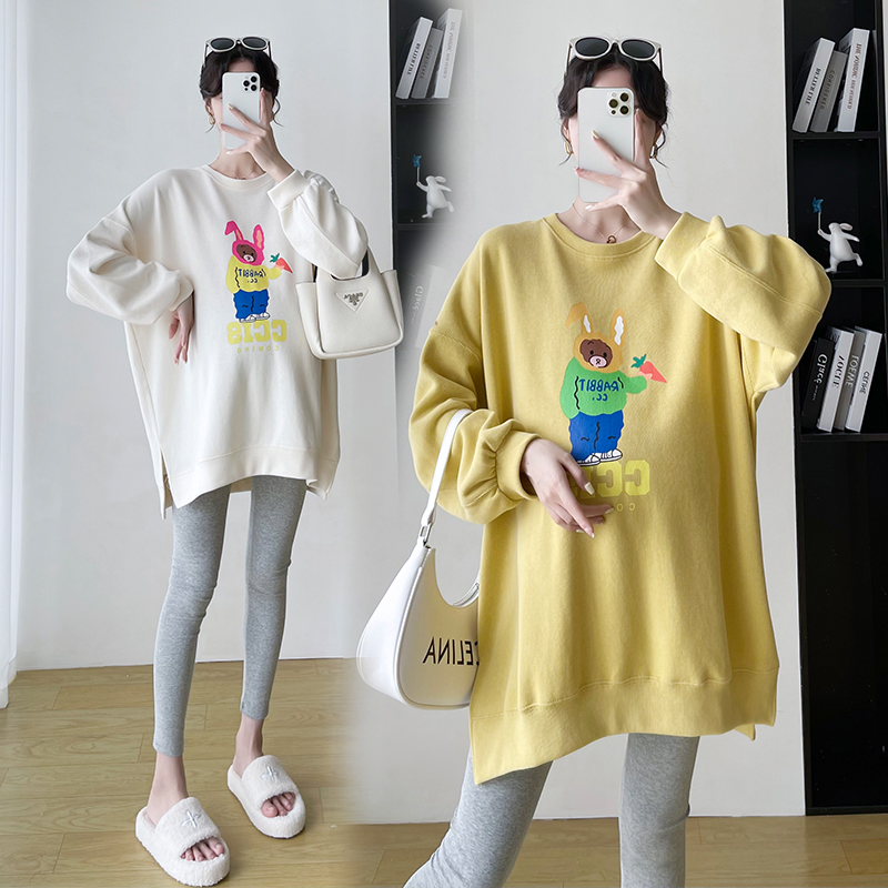 孕妇装秋装卫衣套装时尚款