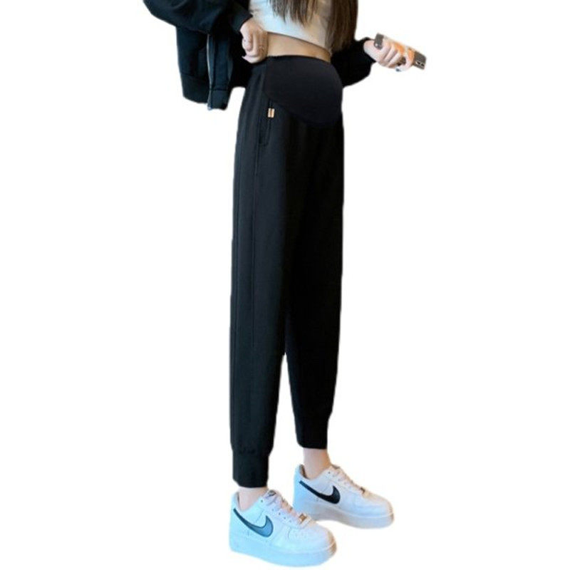 Plus Size Fleece-Lined Maternity Winter Cotton Pants - Product image 5