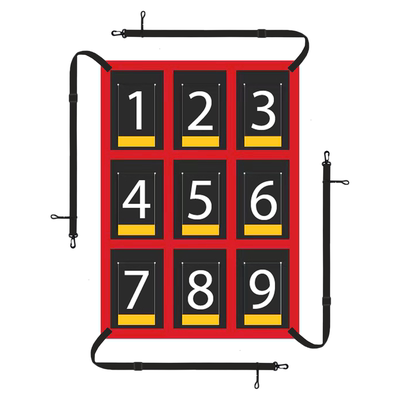 新款棒球投球练习数字九宫格目标网布提升棒球击球精准度训练习网