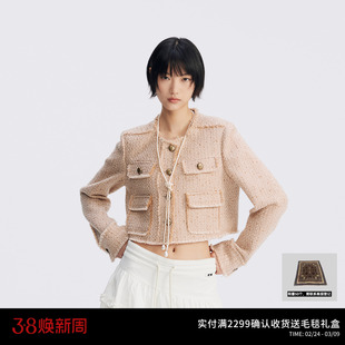 REVAN芮范设计师款酷飒千金风小香短外套RL70105173