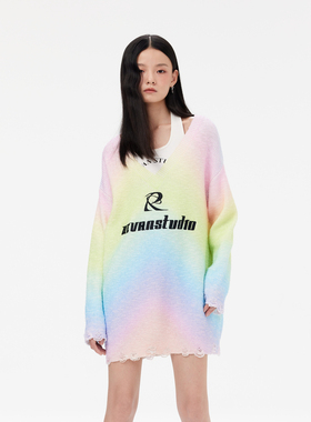 REVAN芮范设计师款甜酷两件套毛衣连衣裙RM11103142